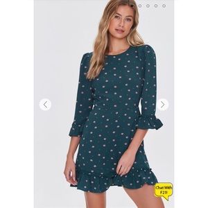 NWT Forever 21 Floral Print Mini Dress!